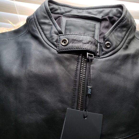 Andrew Marc sleek leather jacket - Picture 4 of 5
